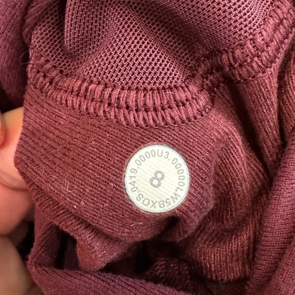 Lululemon Ready To Rulu Pant garnet size 8 - Picture 6 of 12